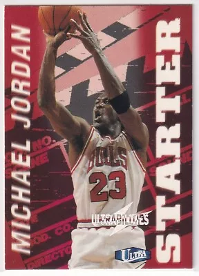 Michael Jordan 1997/98 Fleer Ultra Ultrabilities Starter Insert #1 Rare Awesome • $1.45