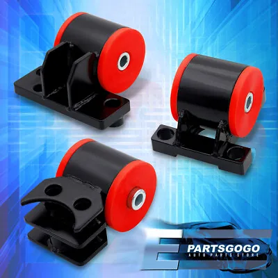 For Civic 92-95 / Integra 94-01 B16 B18 D To B-Series Swap Motor Mount Set Red • $38.99