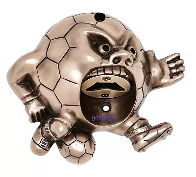 £29 • Buy Beer Buddie Wall Mounted Bottle Opener Bronze Footballer