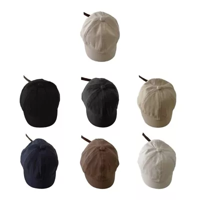 Cotton Baseball Caps Solid Color Hat Cute & Practical Hat For Baby & Toddlers • £7.05