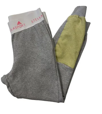 Stella Sport Adidas X Stella McCartney Gray Jogger Sweatpants XS Extra Small • $9.95