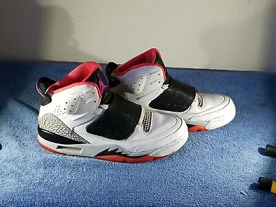 Air Jordan Son Of Mars Hot Lava & White Shoes Sneakers  Mens Size 8.5 • $30