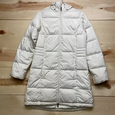 Mountain Hardwear Jacket Womens Small White Full Zip Down Coat • $48.99