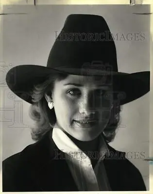 1984 Press Photo Christy Gann Miss Texas Rodeo Contestant Texas - Saa51122 • $19.99