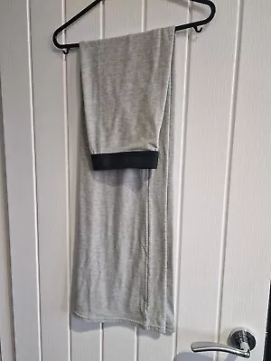 Womens Plain Elasticated Waist Summer Bodycon Tube Jersey Grey Maxi Skirt Size 8 • £12