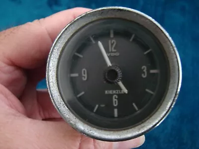 Vtg VDO KIENZLE W. GERMANY CAR CLOCK MERCEDES-BENZ Porsche  2  1/4'' Wide. • $39.99