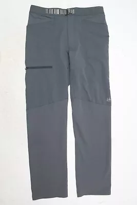 REI Co-op Activator V2 Soft-Shell Pants Mens 32x32 Gray Straight Leg Slim Hiking • $21.97