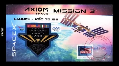 AXIOM SPACE CREW MISSION 3 Launch From KSC January 18 2024 • $8