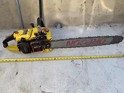 RARE Vintage John Deere KIRORITZ Chain Saw 60V 60cc Q600F Extra Long Bar & Chain • $265