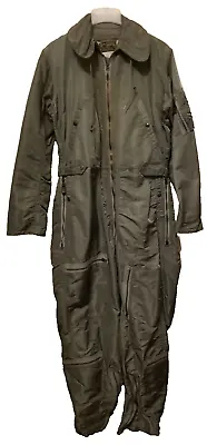 US Air Force Suit TYPE CWU-I/P MENS FLYING COVERALL Sage Green Size Medium-Long. • $95