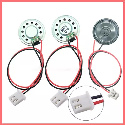  Mini Small Speakers With Cable 8 Ohm Magnet Electronic Speaker 0.5W/1W/2W/3W • $2.65