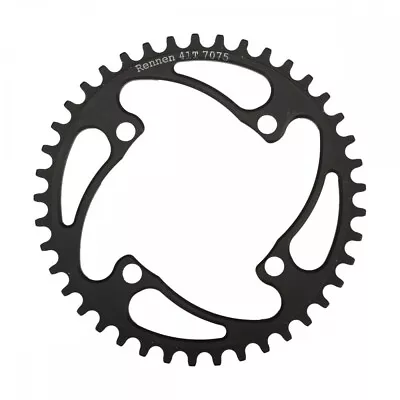 Rennen Chainring Non-threaded 4 Bolt Black  • $53