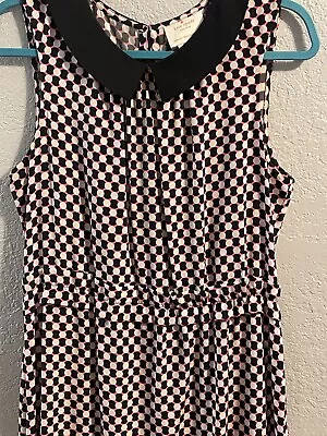 Kate Spade Dress Women's 100% Silk Dotted Collared Dress - Size 12 • $48