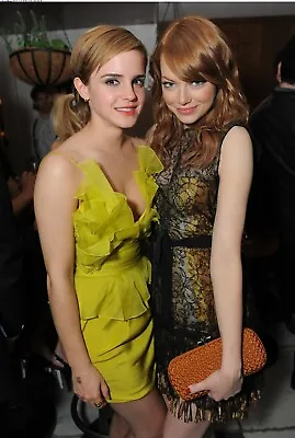 $16.99 • Buy Emma Stone & Emma Watson In A 11  X 17  Glossy Photo Poster 2011