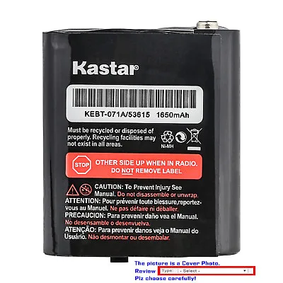 Kastar 1650mAh Ni-MH Battery For Motorola TalkAbout 53615 RadioR 53615 RadioR • $6.89