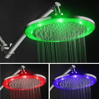 Hotelspa Large 10 Inch Rainfall Color Changing Led Shower Head With 15 Inch • $30.03