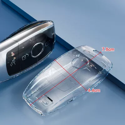 Car Key Case Transparent Cover For Mercedes Benz E C S GLC Class E200 E400 E63 • $2.68