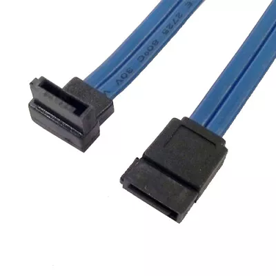 7 Pin SATA 90 Degree Left Angle To Straight 7 Pin Cable 20 Inches • $1.25