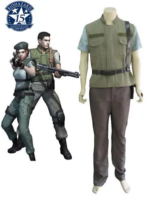 Resident Evil Chris·Redfield S.T.A.R.S. Cosplay Costume  • $44.64