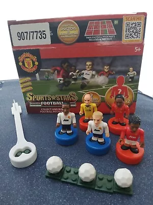 Manchester United Sports Stars Football Toy Game Inc 5 Figures • £7.99