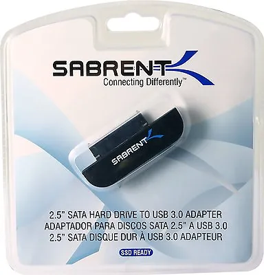 £15.82 • Buy Sabrent EC-SSDA Is A 2.5  SATA SSD / SATA HDD To USB 3.0 Adapter. Best QUALITY