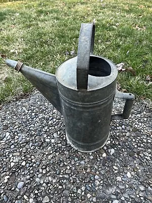 Vintage Watering Can Galvanized Metal • $20