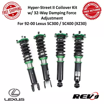 REV9 Hyper-Street II Coilover Kit W/ 32-Way Damping For 92-00 Lexus SC300 SC400 • $550