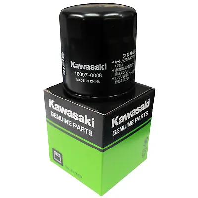 Genuine Kawasaki OEM 16097-0008 Motorcycle Motorbike Oil Filter • £11.75