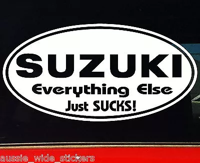 Funny Stickers For SUZUKI Sierra Jimny 4x4 Bullbar ELSE 200mm • $6.90