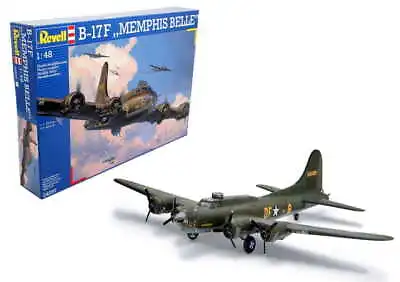 REVELL 04297 1:48 B-17F  Memphis Belle  Plastic Model Kit • $74.90