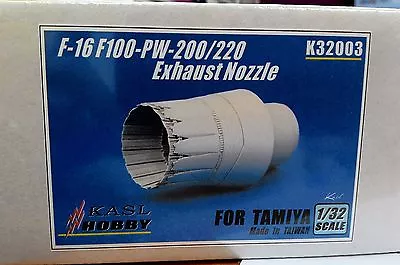 KASL Hobby 1/32 F100-PW200 Exhaust Nozzles Set For F-16 Resin Upgrade Tamiya Kit • $49.90