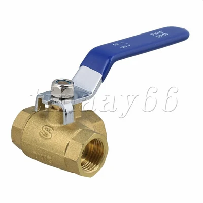 $22.99 • Buy 1/2  BSP DN15 3 Way Brass Female T-Port Ball Valve With Vinyl Handle