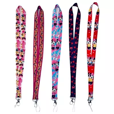 Disney Minnie Mouse Lanyards With Clip/ Badge Holder BOGO Deal Free Fast Ship • $7.99