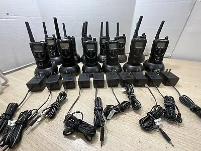 Motorola Radius CP100 P24SSC03F2AF Hand Radio Lot Of 12/bases/Adapters/MAR697 • $250