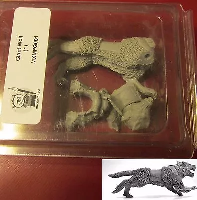 MAXMINI MXMFG004 Giant Wolf (1) Miniature Dire Animal Beast Mount Conversion NIB • $29.99