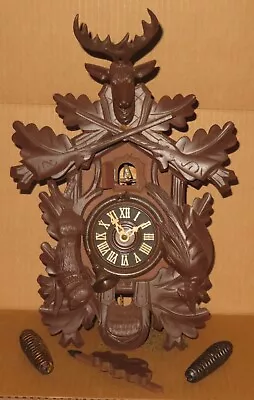 Vintage Bachmaier & Klemmer Hunters Cuckoo Clock US Zone Germany AS IS Parts • £151.98