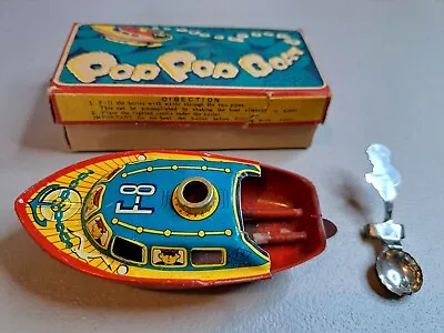 £17.87 • Buy Tk Made In Japan Pop Pop Boat With Box Steam Toy Tin Toy