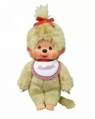 Monchhichi Premium Standard Plush Toy S Beige Girl 21.5cm 4905610226597 • $25.54