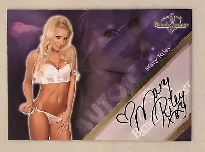 2013 Bench Warmer Hobby Mary Riley Autograph Card Benchwarmer • $14.95