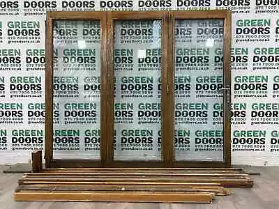 Wooden Bifold Doors Hardwood Used Bespoke Door External Exterior Oak Veneer • £999.90