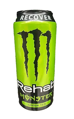 NEW REHAB MONSTER ENERGY GREEN TEA DRINK RECOVER 1 FULL 15.5 FLOZ (458 ML) CAN • $14.99