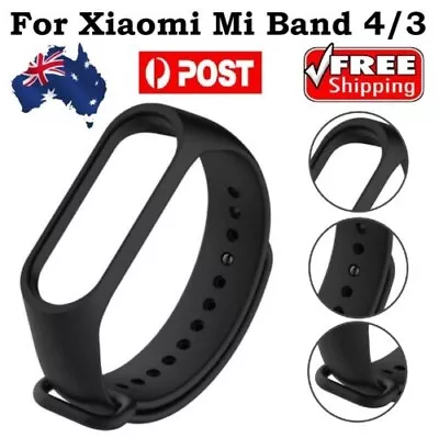 For Xiaomi Mi Band 4 3 Silicone Wrist Strap Replacement Watchband Smart Bracelet • $9