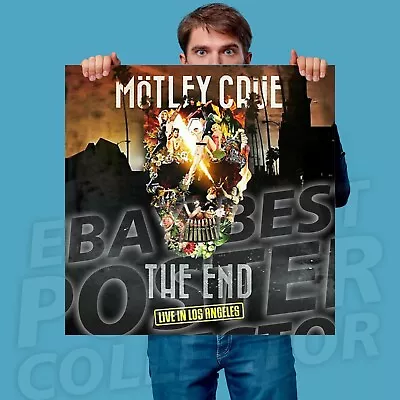 MOTLEY CRUE The End BANNER HUGE Vinyl Poster Tapestry • $32.25