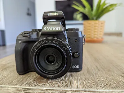 Caonon EOS M5 + 22mm Canon Lens • $1050