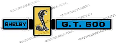 Cobra Shelby Ford Mustang GT 500 Racing Vinyl Sticker Decal Car Bumper Truck • $8.99