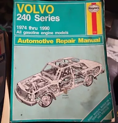 Haynes Volvo 240 Series 1974-1986 All Models HARDBACK Workshop Manual (ID:027) • $6