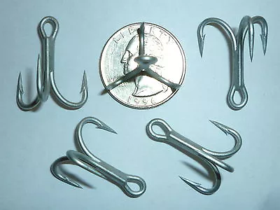 (100) Vmc 4x Oshaughnessy Treble Hooks (size 2) Permasteel (9626ps) Bulk 9626 Ps • $31.90