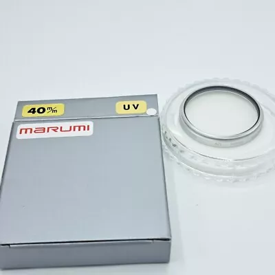 MARUMI UV Filter 40mm Silver For Ultraviolet Absorption 103275 Multi Coating • $17.80