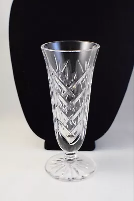 Estate Waterford Crystal Footed Floral Vase Nexus Pattern 7   Tall Signed • $21.99