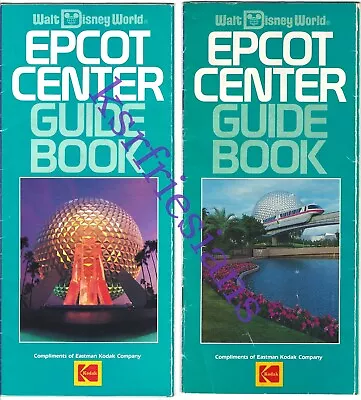 1985 EPCOT Guide Books Maps Walt Disney World WDW Brochures • $19.99